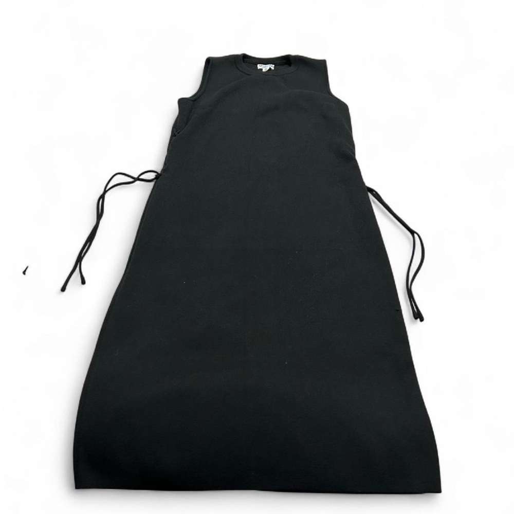 Future Collective Target Collab Sleeves Ribbed Black Maxi Dress size XL